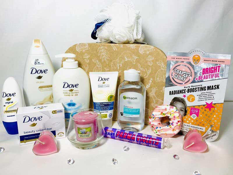 Personalised Pamper Hamper Soap & glory, Yankee