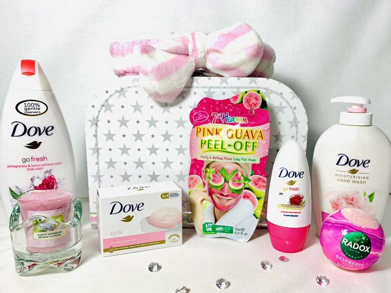 Personalised Luxury Dove Pamper Hamper Gift