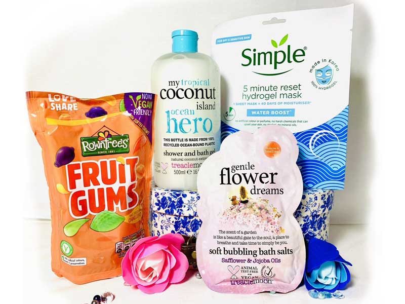 Vegan-friendly packed in a cute Sass & Belle suitcase - Image 2