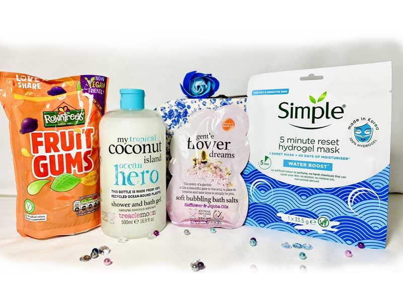 Vegan-friendly packed in a cute Sass & Belle suitcase